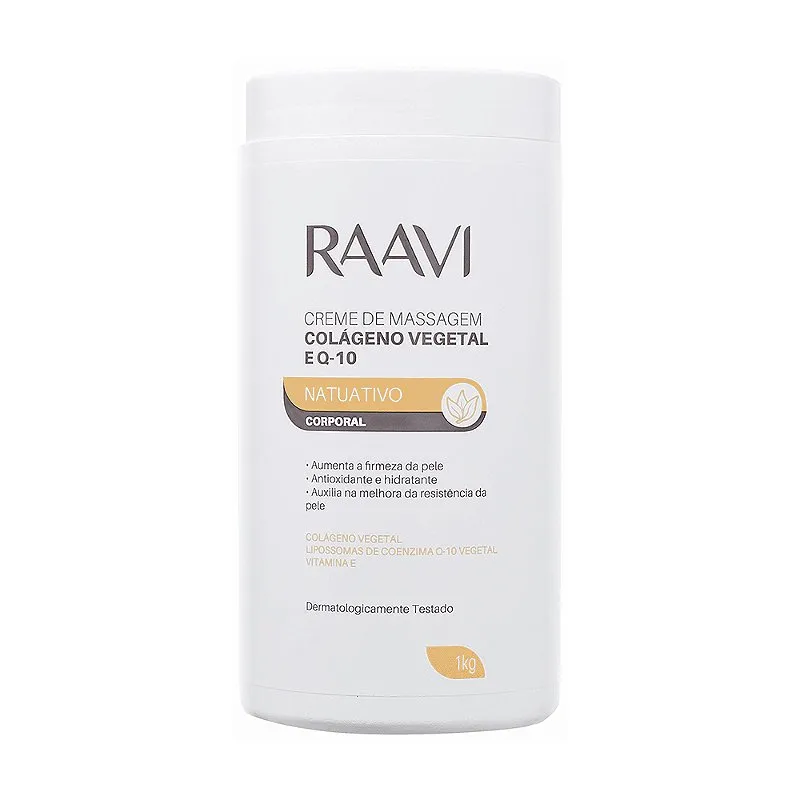 Creme Massagem Colageno Vegetal E Q10 1Kg Ref. 0592