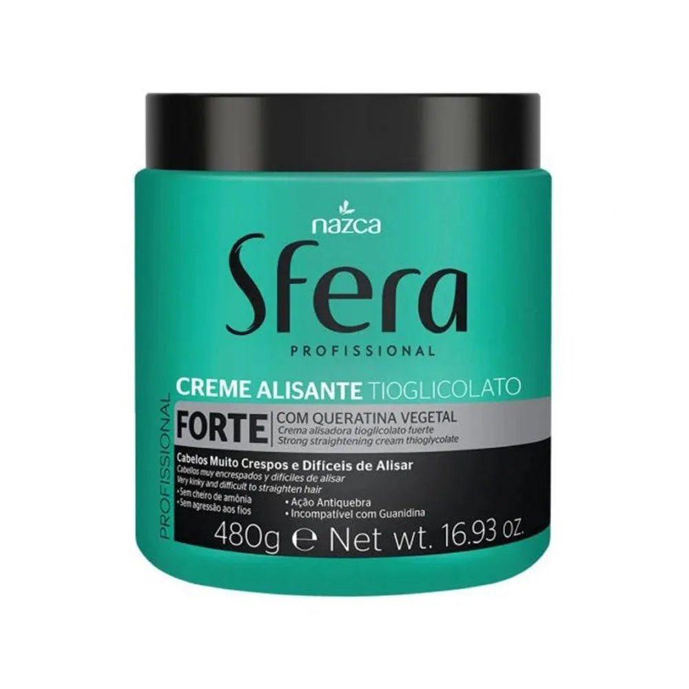 Creme Alisante Forte Sfera Nazca Profissional 480gr