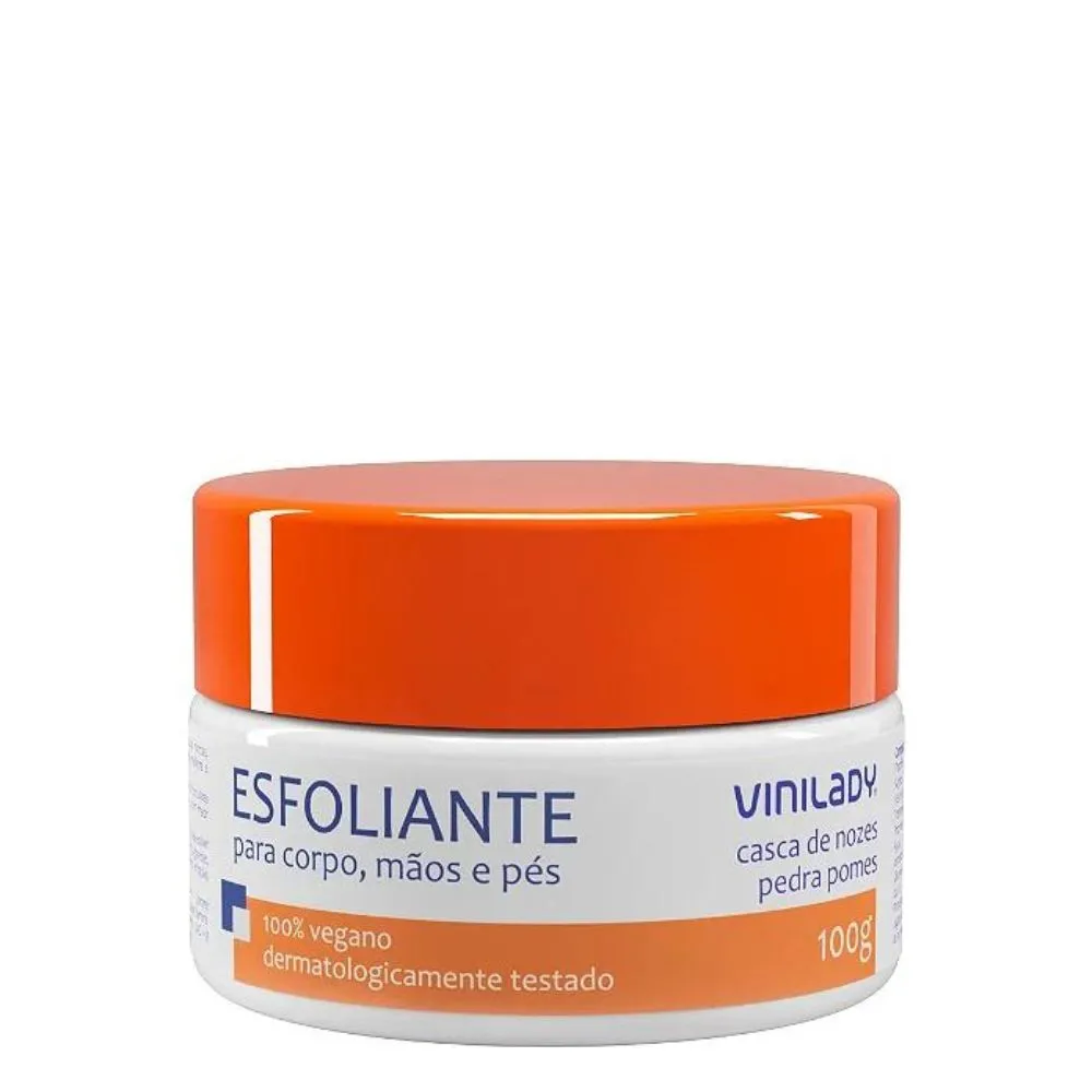 Creme Esfoliante para Mãos e Pés Vini Lady - 100g