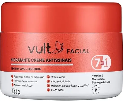 Creme Facial Vult 100g Antissinais
