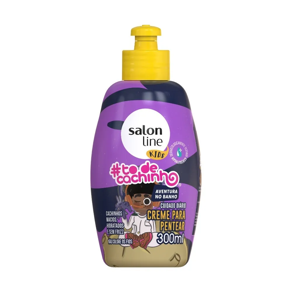 Creme para Pentear #todecachinho Kids Aventura no Banho Salon Line 300ml