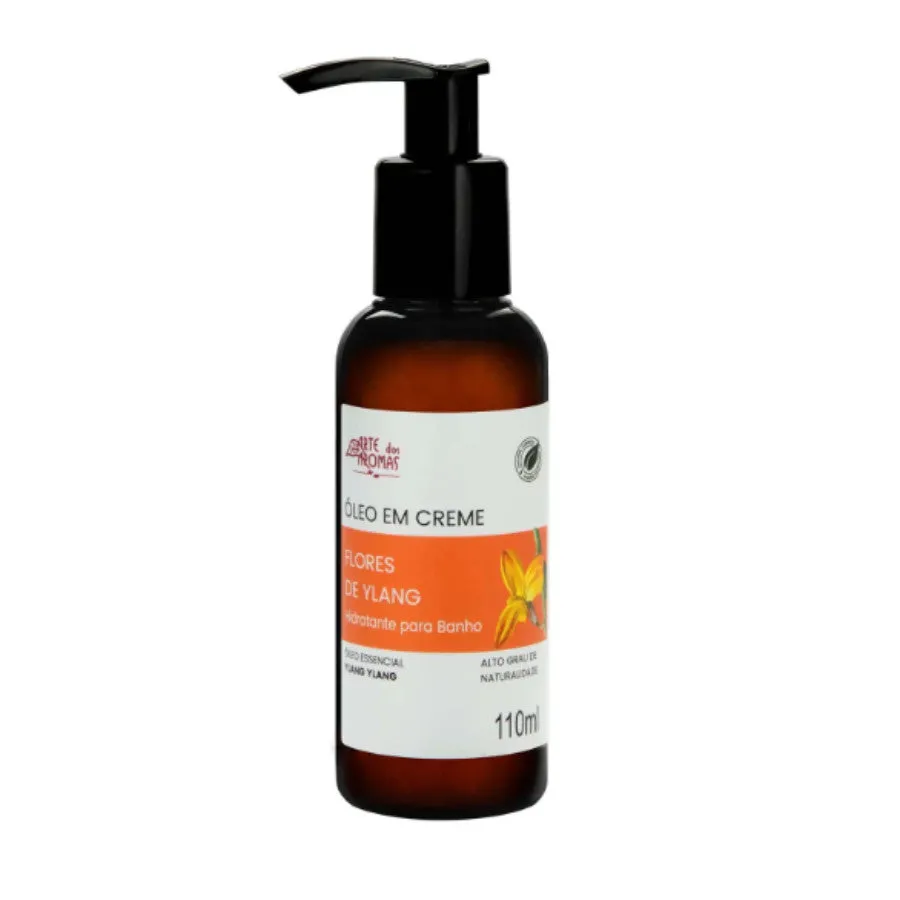 Oleo em Creme Flores de Ylang - Arte dos Aromas - Frasco com 110ml