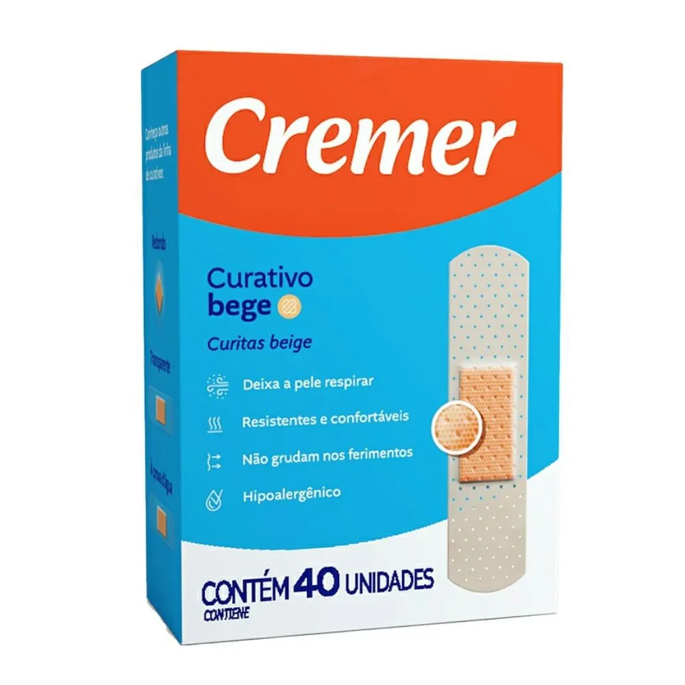Cremer Curativos Bege 40UN