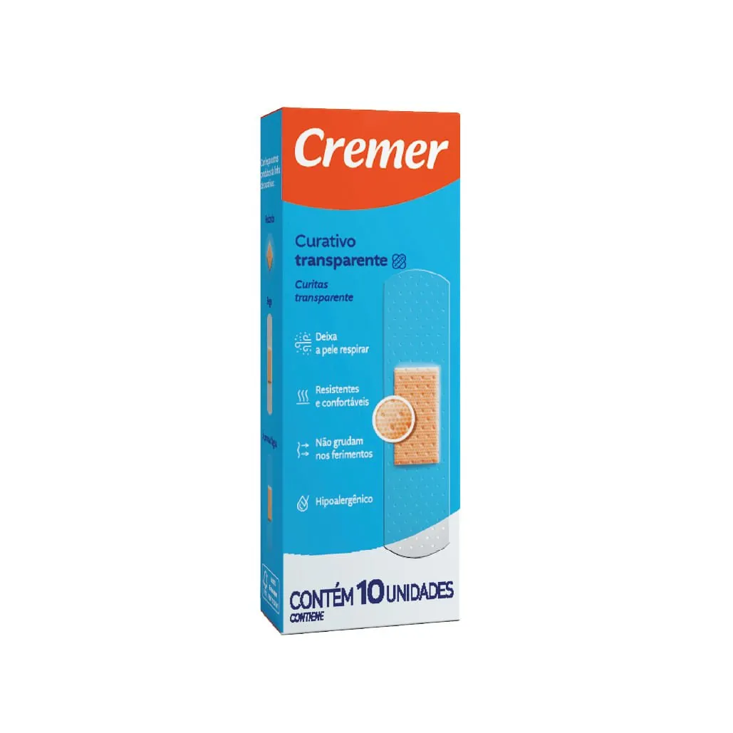 Cremer Curativos Transparente 10UN