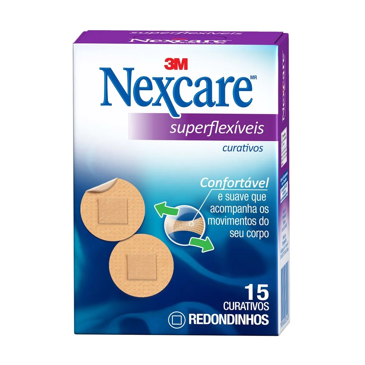Nexcare Curativo Confortável Redondinhos 15UN