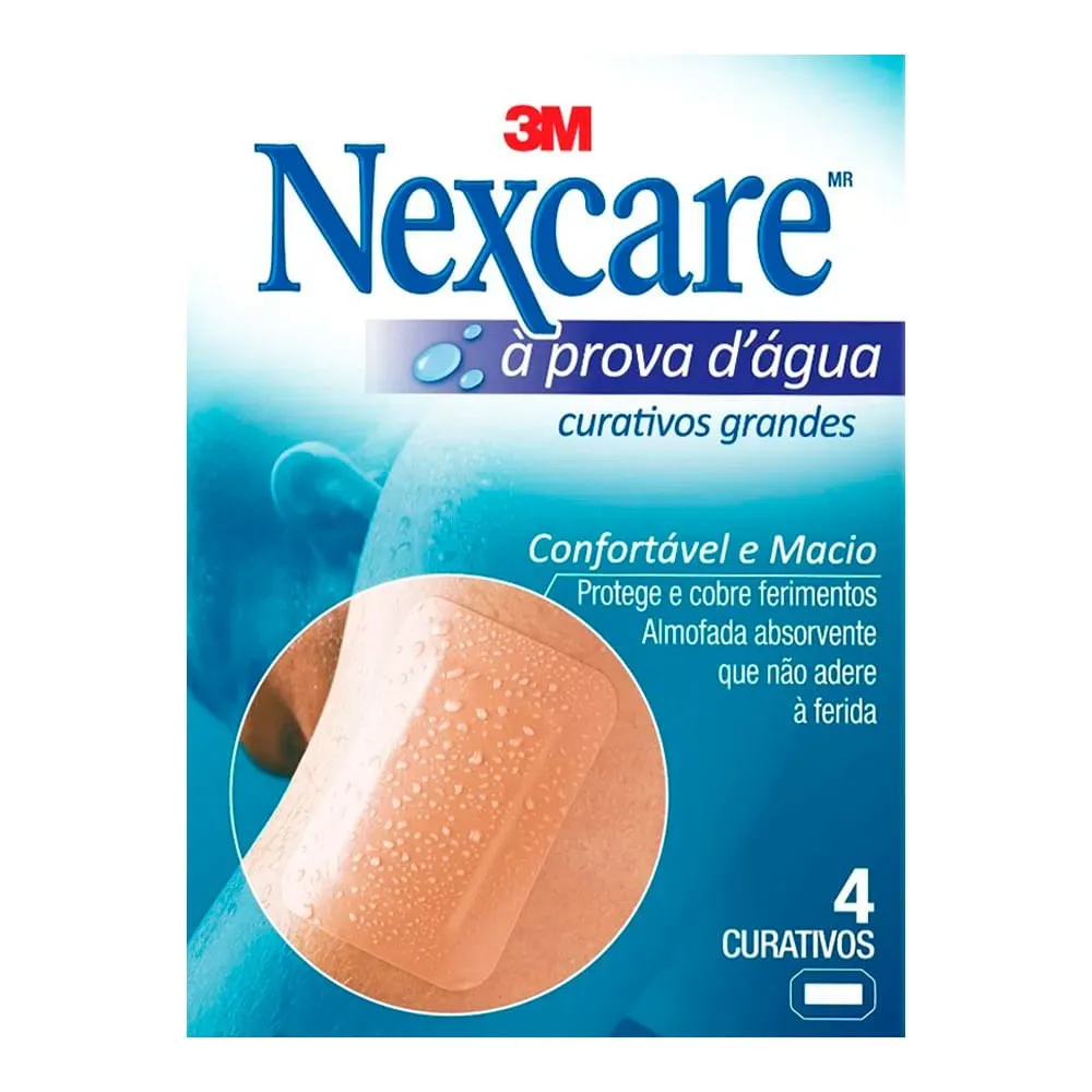 Nexcare Curativo Prova D'agua Grande 4UN