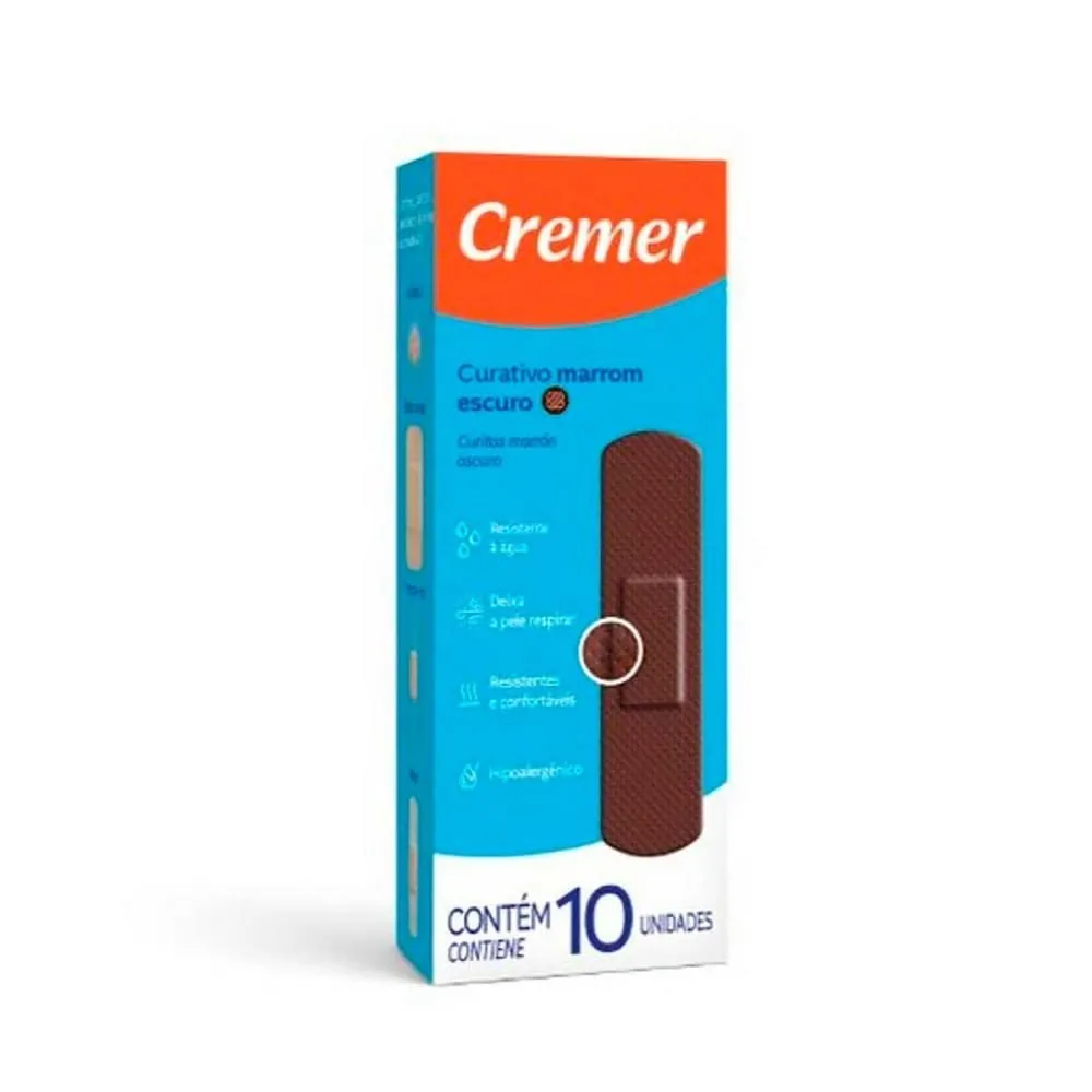 Cremer Curativos Marrom 10UN