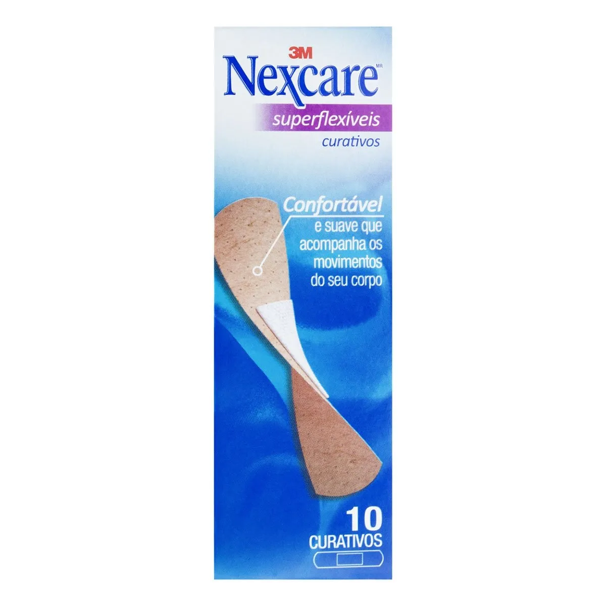 Nexcare Curativos Super Flexíveis 10UN