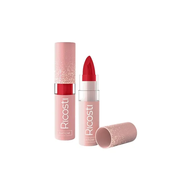 Batom Vegano Vermelho Quente Ricosti 3,6g