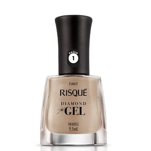 Esmalte Risque Diamond Gel Tiramisu