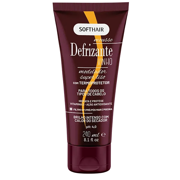 DEFRIZANTE SOFT HAIR VINHO 240ML