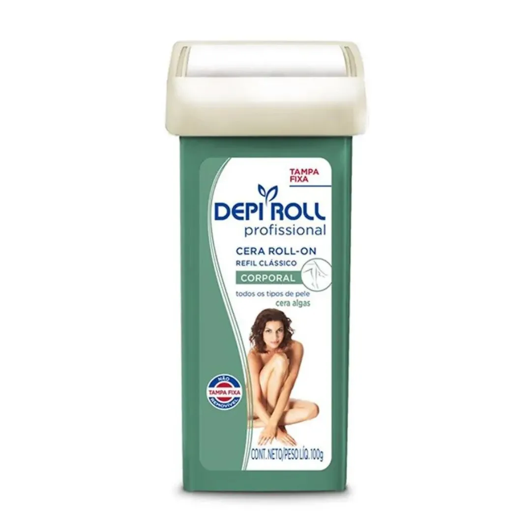Depi Roll Refil Roll-on Cera Corporal Verde 100g