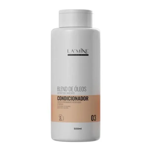 Condicionador Antiressecamento Blend De Óleos 500ml - La'Mine