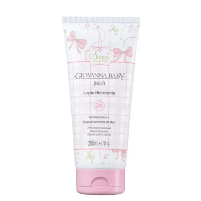 Loção Hidratante Peach 200ml - Giovanna Baby