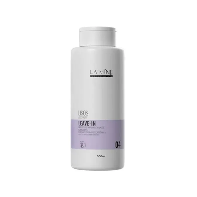 Leave-In Lisos Antifrizz 500ml - La'Mine