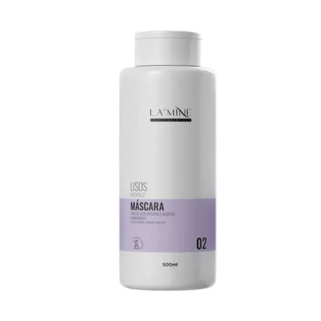 Máscara Lisos Antifrizz 500ml - La'Mine