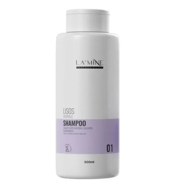 Shampoo Lisos Antifrizz 500ml - La'Mine