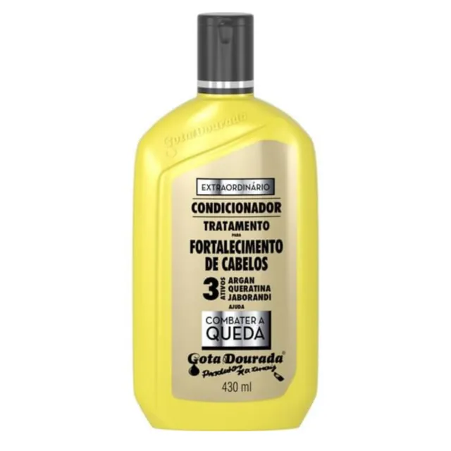 Condicionador 3 Ativos Combate A Queda 430ml - Gota Dourada