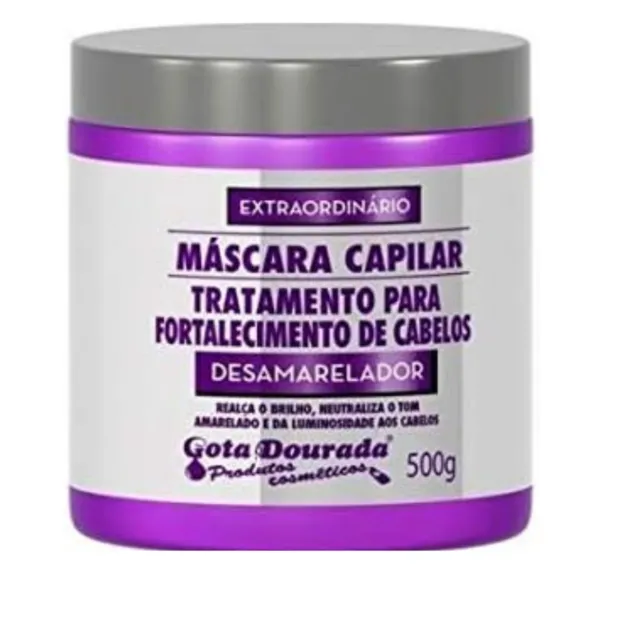Máscara Capilar Desamarelador 500g - Gota Dourada