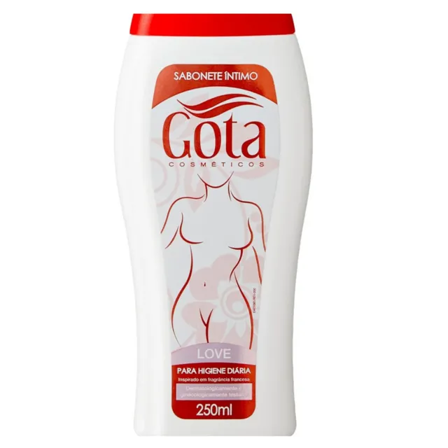 Sabonete Líquido Íntimo Love 250ml - Gota Dourada