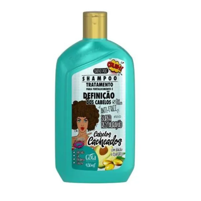 Shampoo Cabelos Cacheados 430ml - Gota Dourada