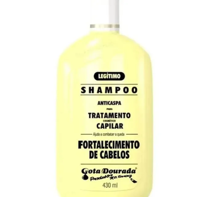 Shampoo Fortalecimento De Cabelos 430ml - Gota Dourada