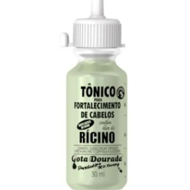 Tônico De Rícino 30ml - Gota Dourada