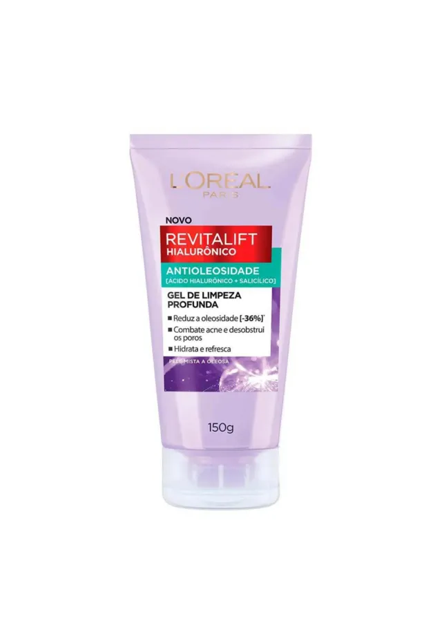 Gel De Limpeza Profunda Antioleosidade Revitalift Hialurônico 150g - L'Oréal Elseve