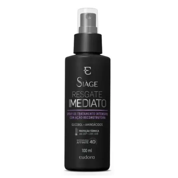 Resgate imediato spray de tratamento intensivo com ação reconstrutora  100ml - Eudora
