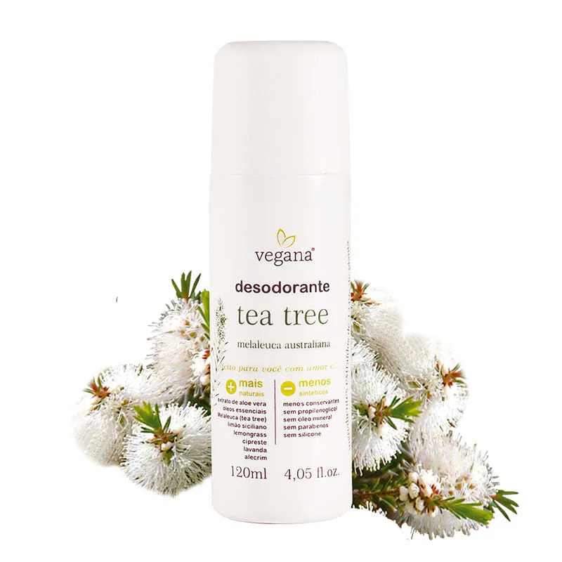 Desodorante Corporal Tea Tree - WNF - Frasco com 120ml