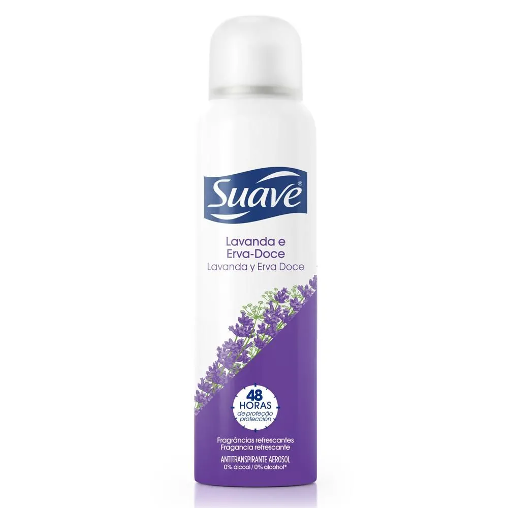 Desodorante Aerosol Suave Lavanda e Erva Doce
