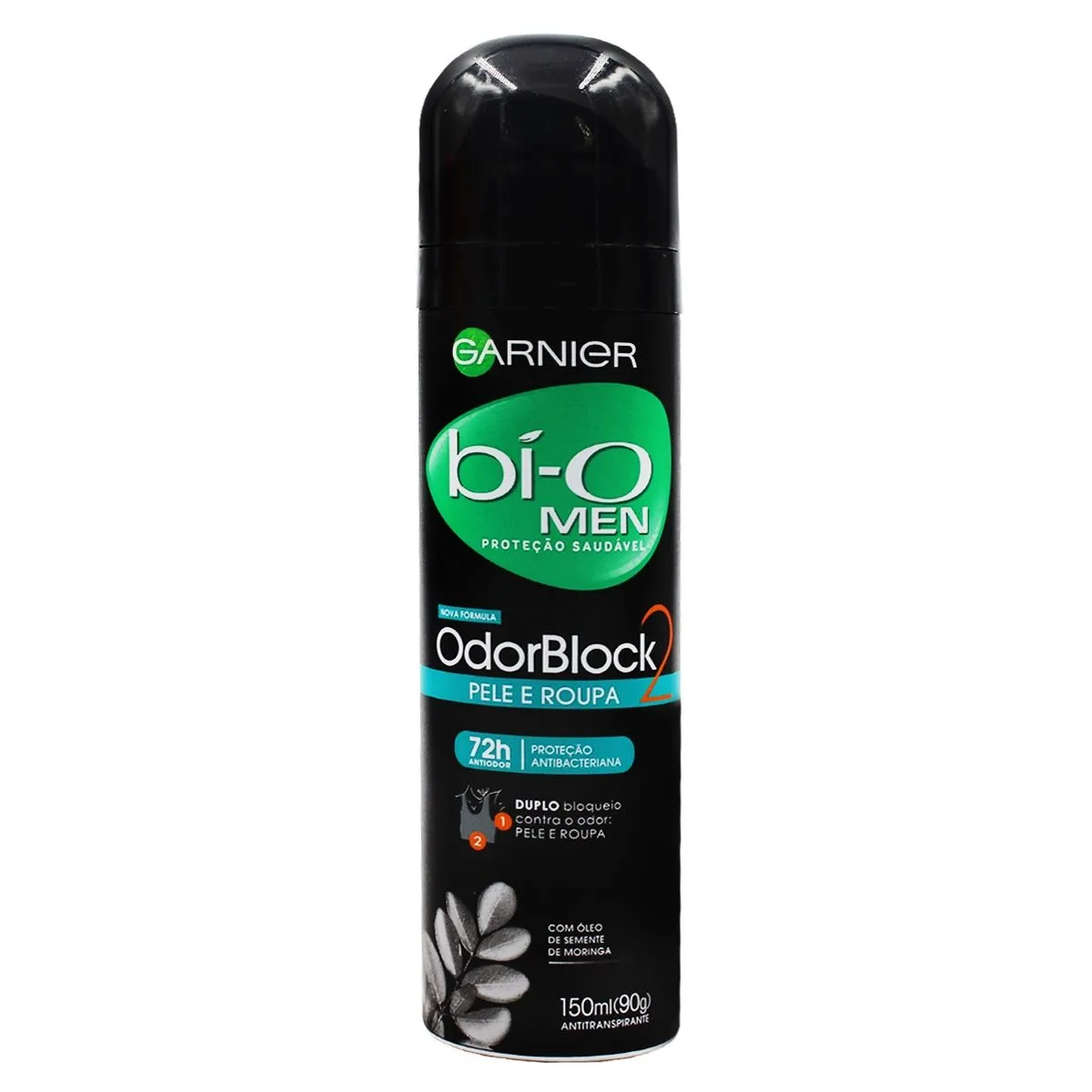 Desodorante Aerossol Bí-O Men Odorblock 2 Pele e Roupa 150ml Garnier