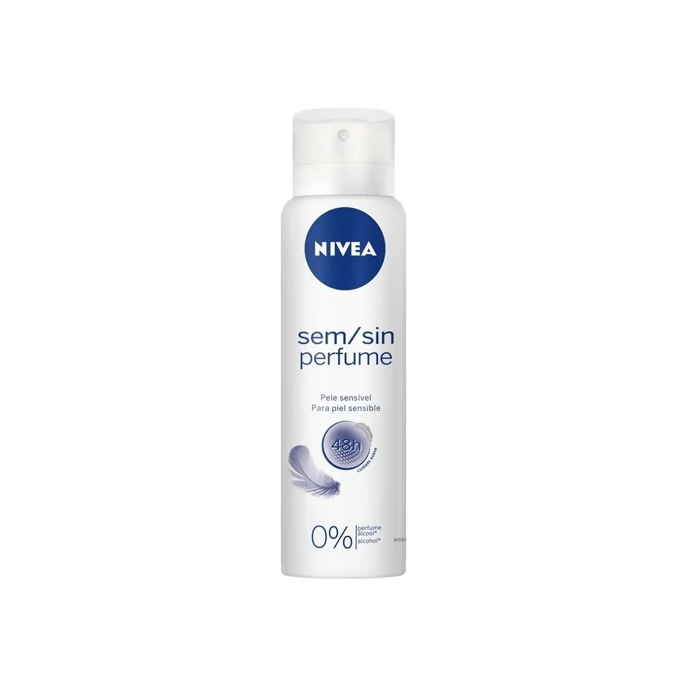 Desodorante Nivea Aerosol Sensitive Sem Perfume 150Ml