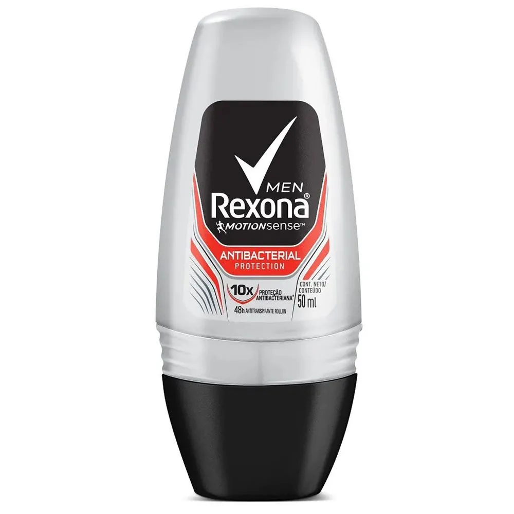 Desodorante Roll on Rexona Men Antibacterial Protection 50ML