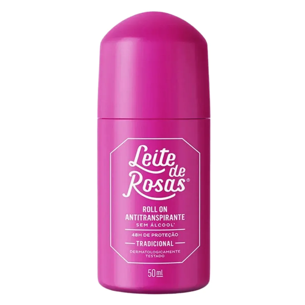 Desodorante Leite De Rosas Rollon Tradicional 50ML