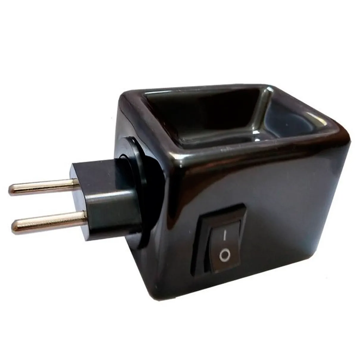 Difusor Elétrico em Porcelana Aromaterapia Preto Bivolt