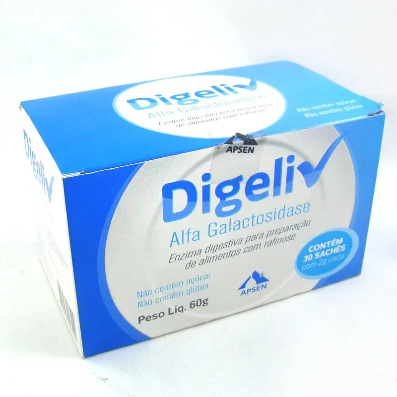 Digeliv Com 30 Sachês Com 2g Cada Apsen