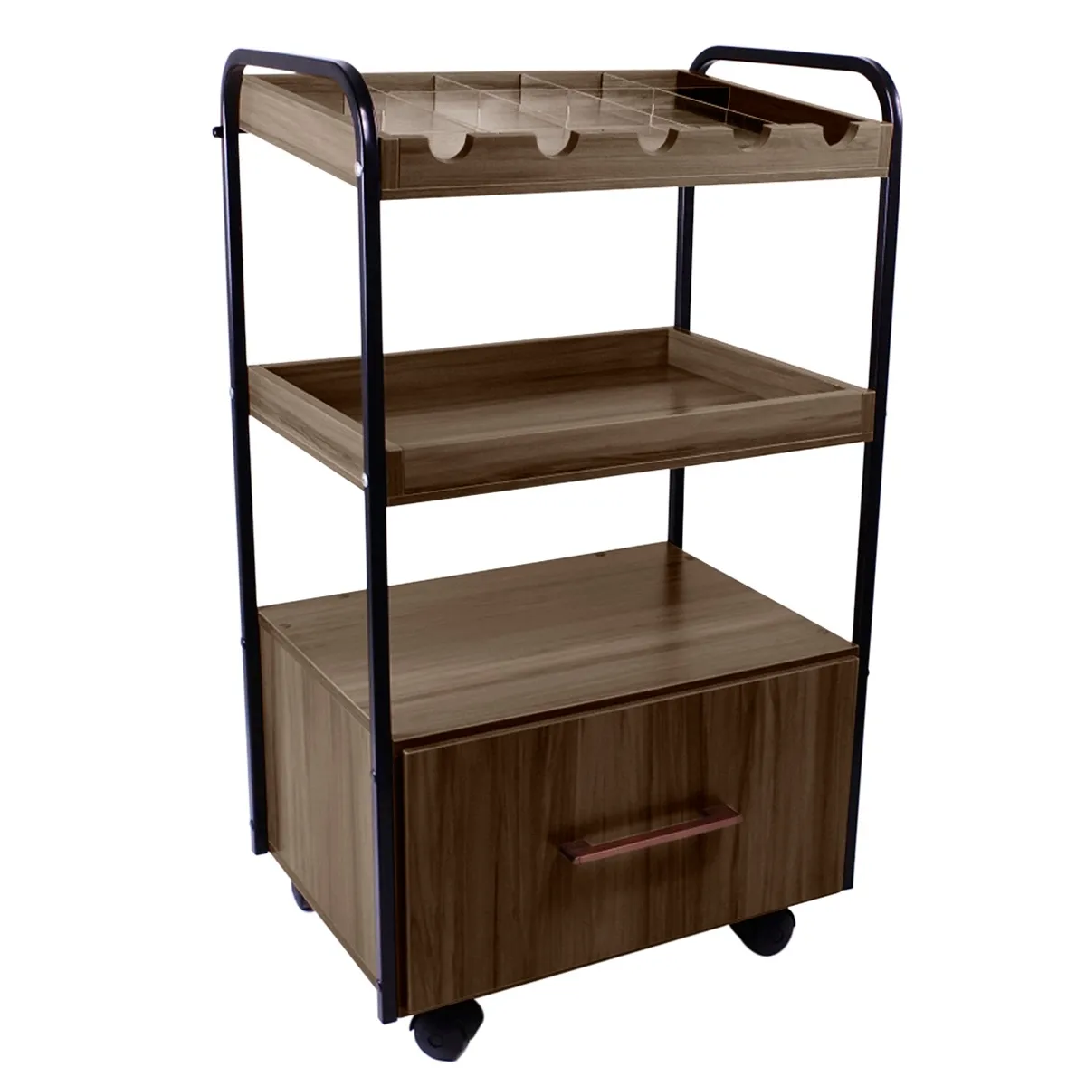 Carrinho Auxiliar Diplomata Com Tomada Castaine