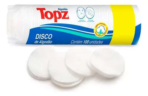 Discos de Algodão Topz 100un