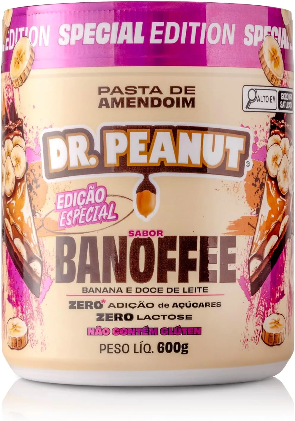 Dr Peanut Pasta de Amendoim Banoffe 600g