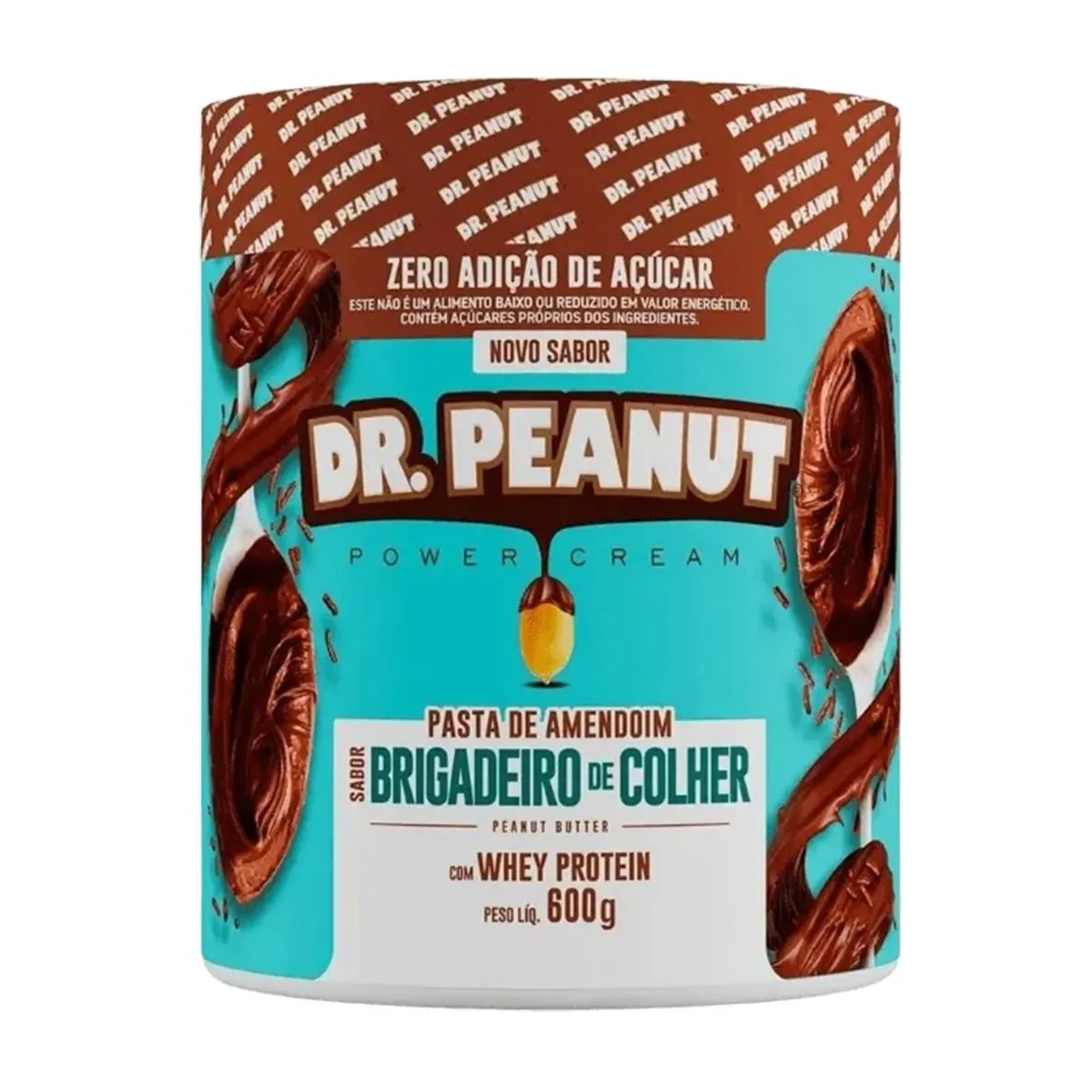 Dr Peanut Pasta de Amendoim Brigadeiro de Colher 600g