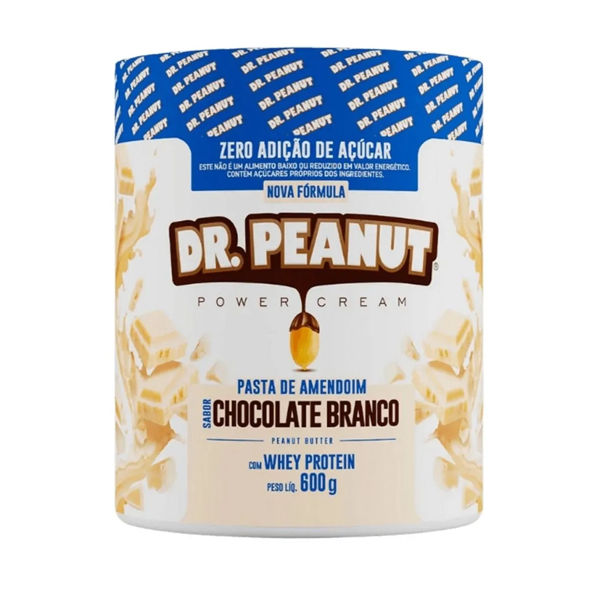Dr Peanut Pasta de Amendoim Chocolate Branco 600g