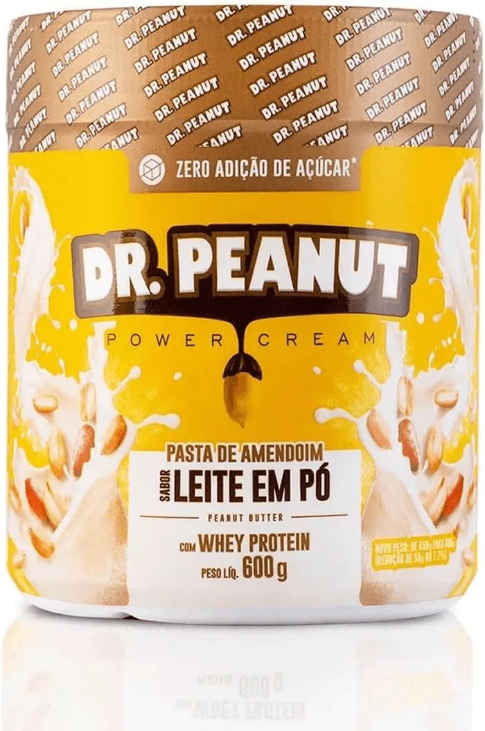 Dr Peanut Pasta de Amendoim Leite em Pó 600g