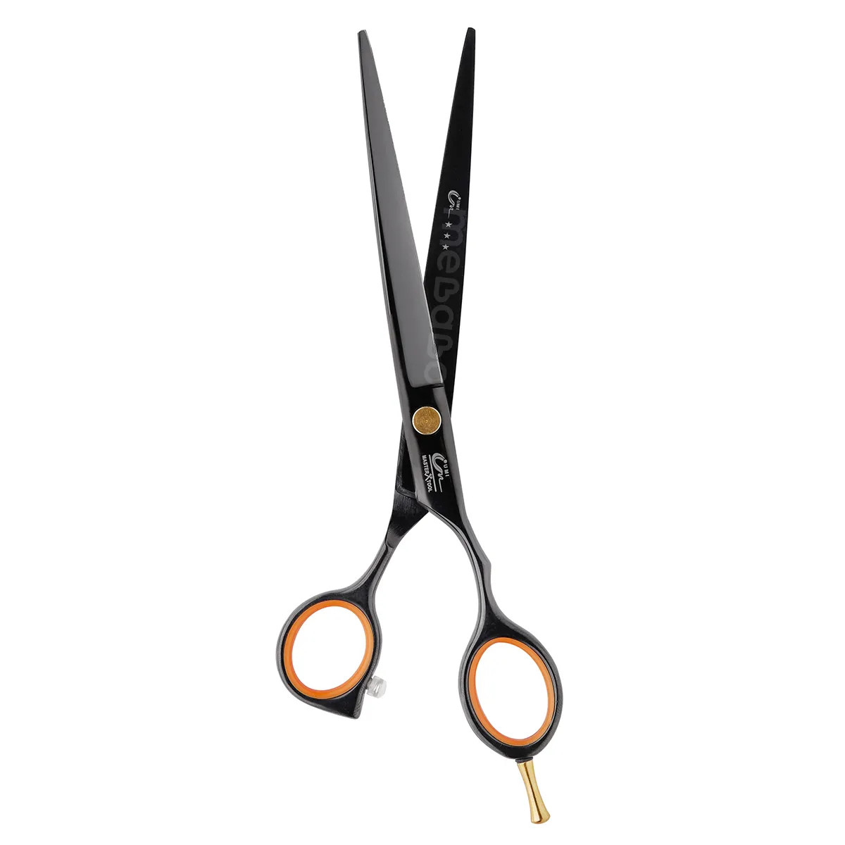 Tesoura Profissional Umi Fio Navalha DY-70C Preta 7.0 Polegadas