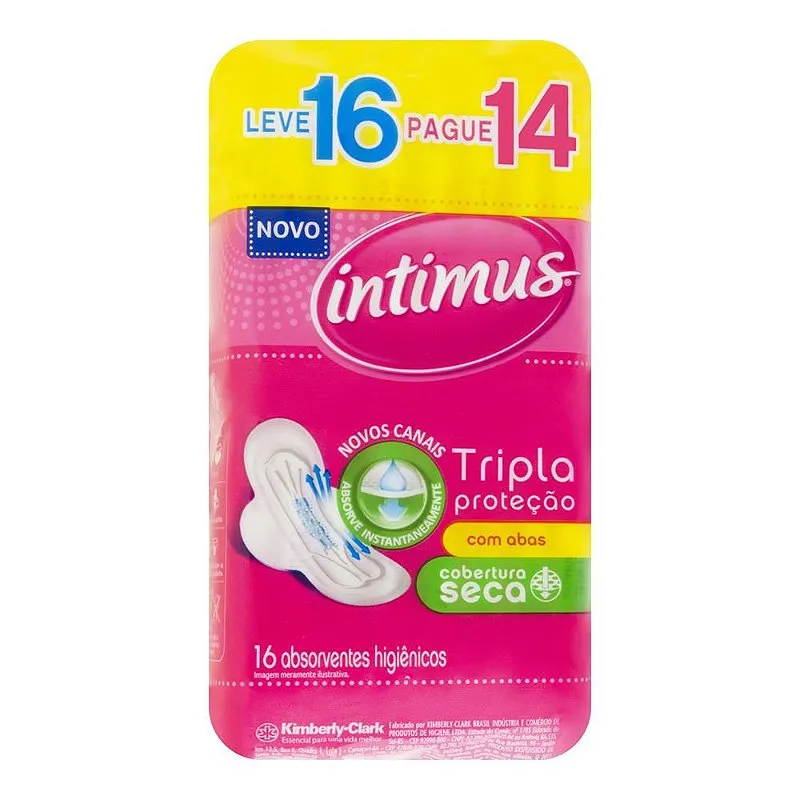 Absorvente tripla proteção Leve 16 pague 14