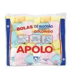 Algodão Apolo Bola Colorida 50g