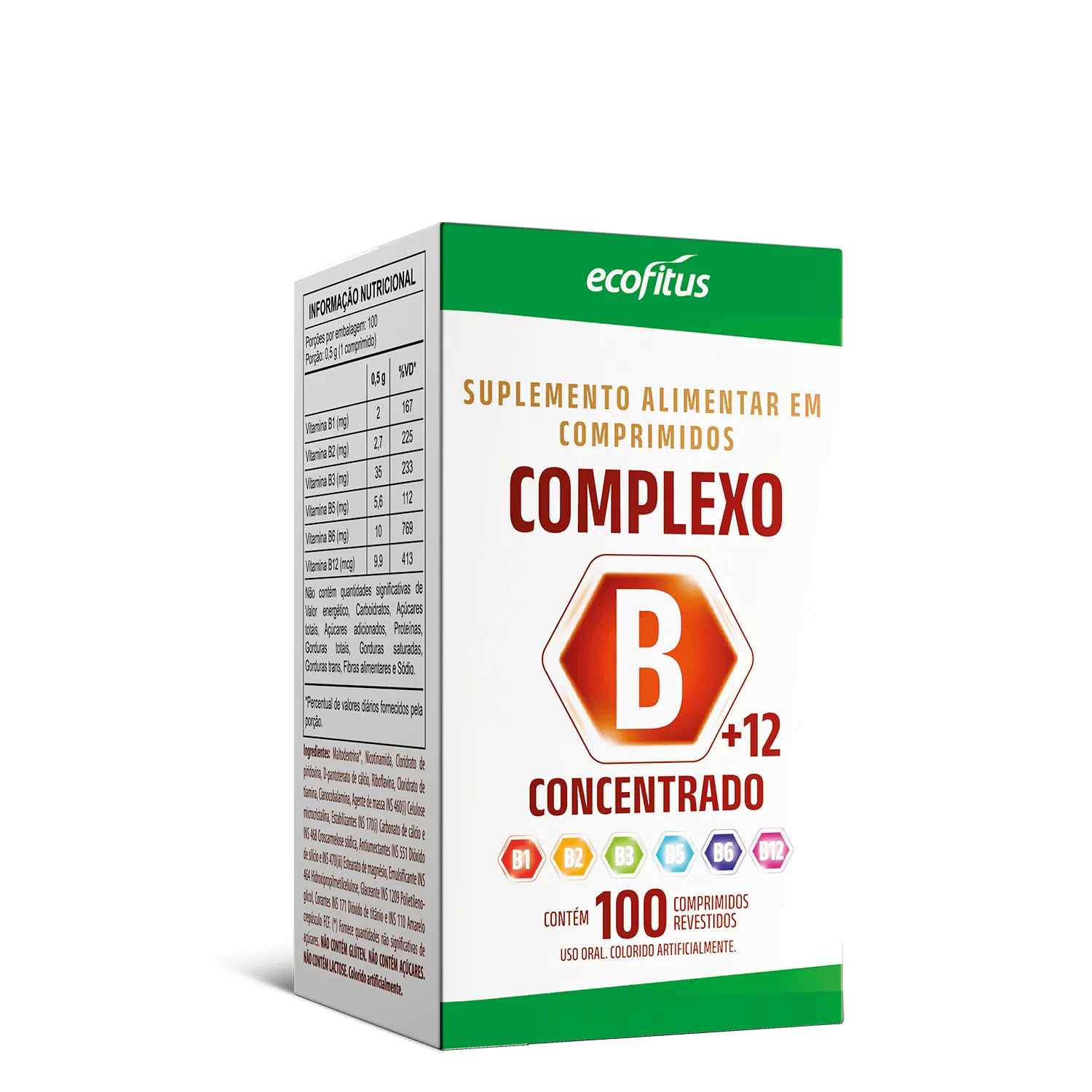 Ecofitus Complexo B com 100 Comprimidos