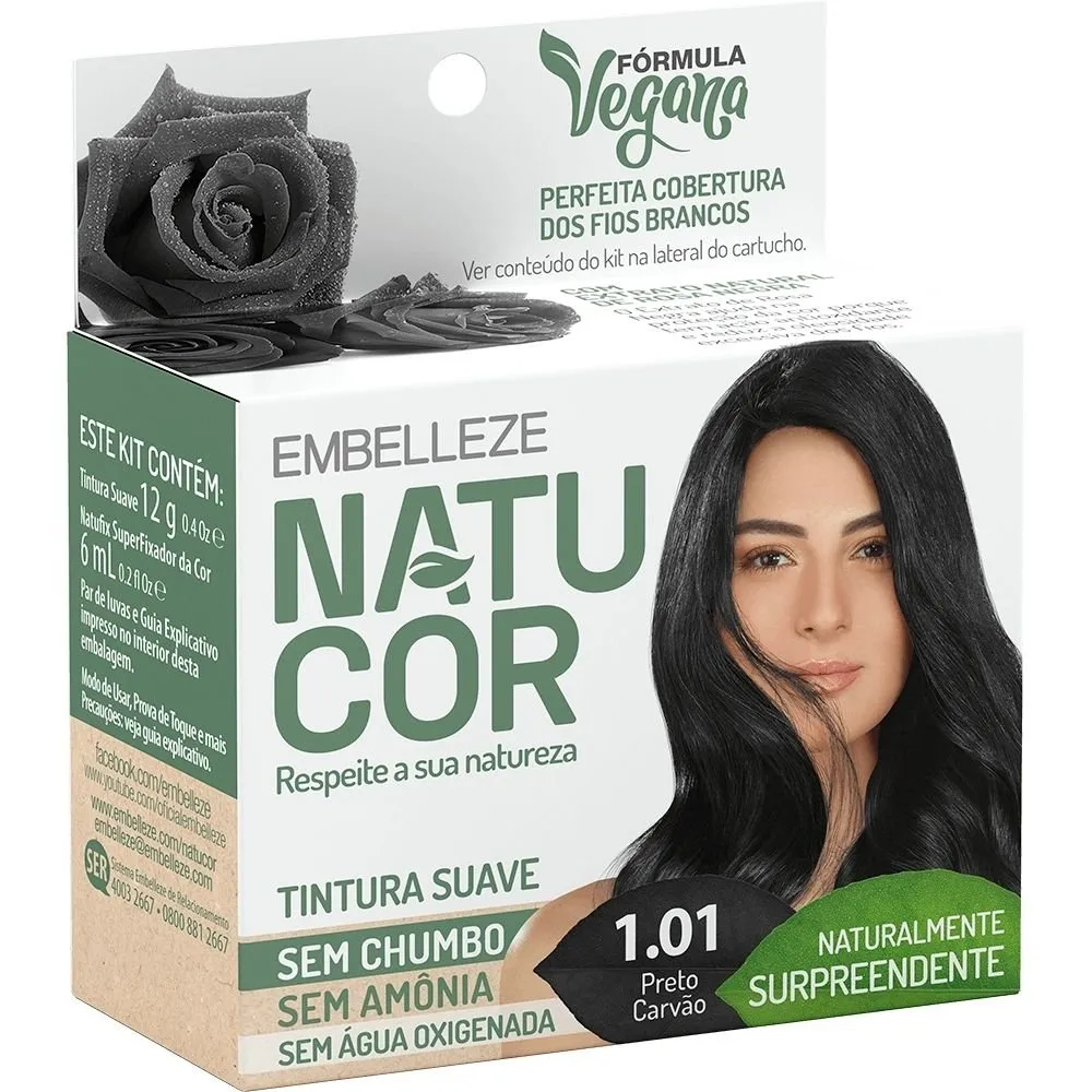 Embelleze Natucor Preto Carvão 1.01