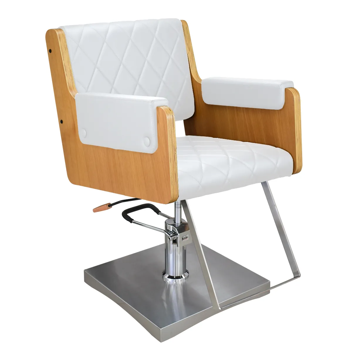 Cadeira Ibiza Encosto Fixo Pé Quadrado Kixiki Branco