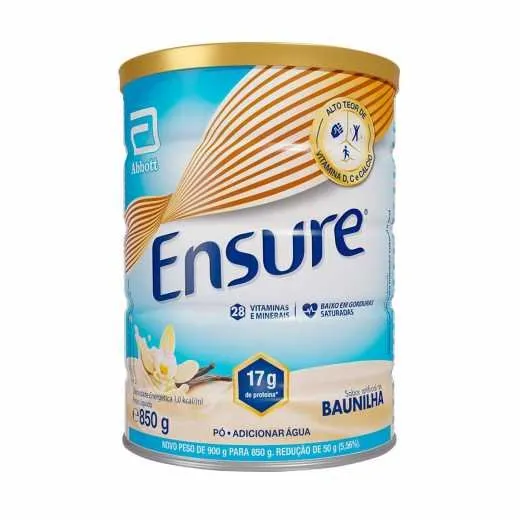 Ensure Suplemento Alimentar Abbott Sabor Baunilha 850g